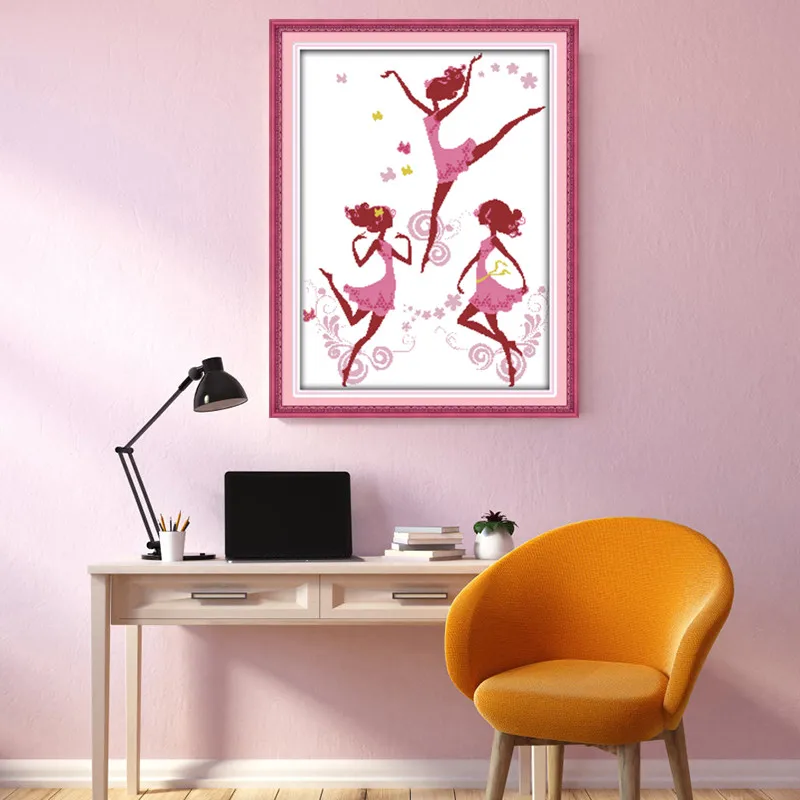 Модный балетный набор для рукоделия вышивка крестиком в китайском стиле все