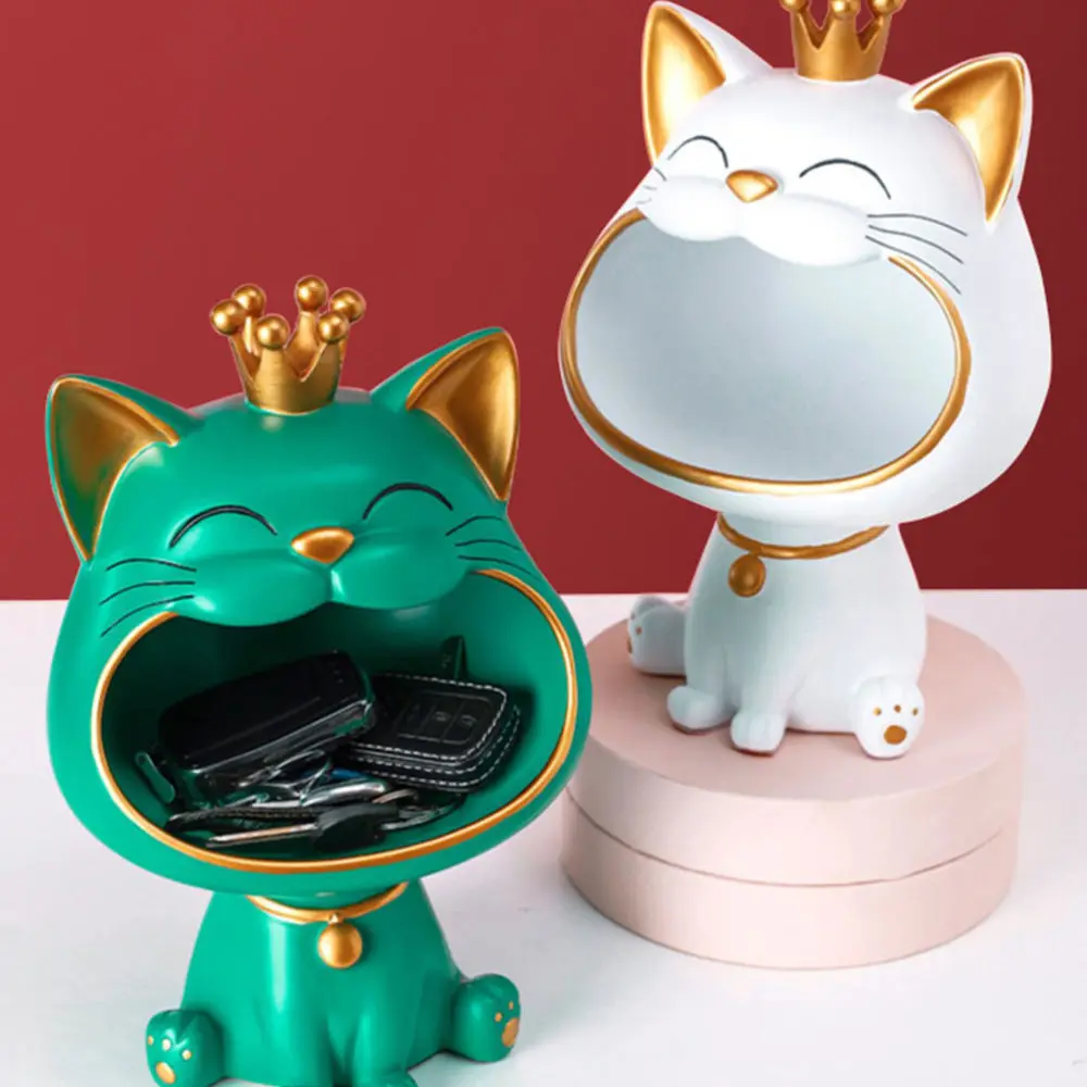 

1Pc Stylish Food Holder Decorative Home Storage Container Chic Tray White