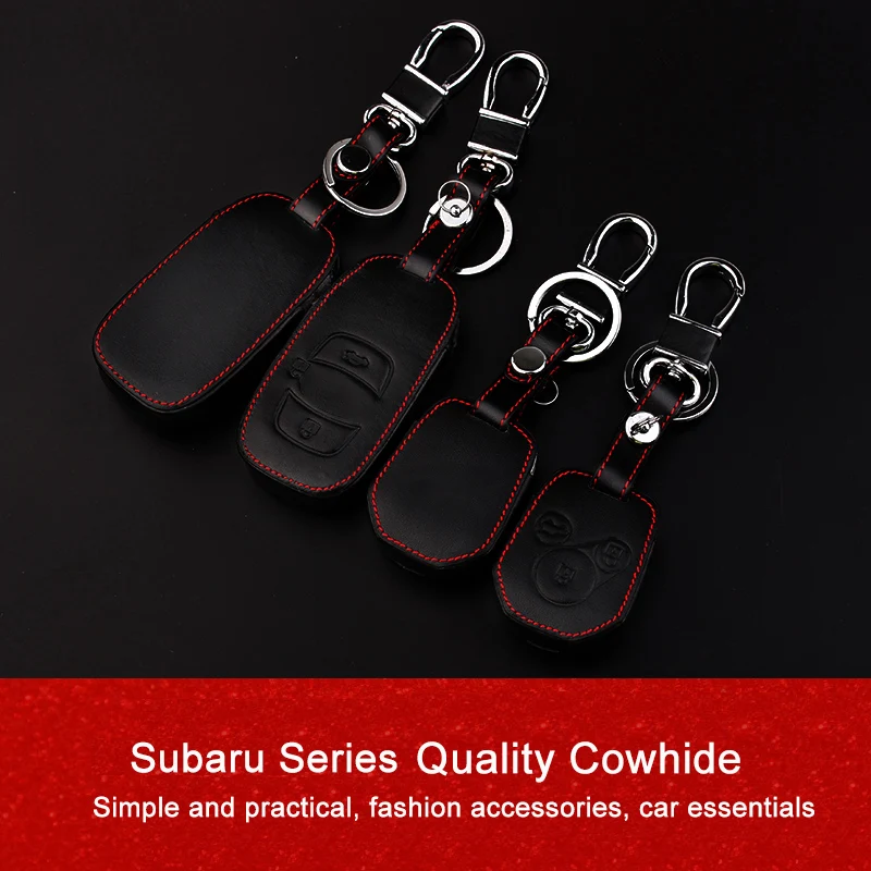 ANZULWANG Высококачественная кожаная Автомобильная цепочка для ключей Subaru Forester XV Inland