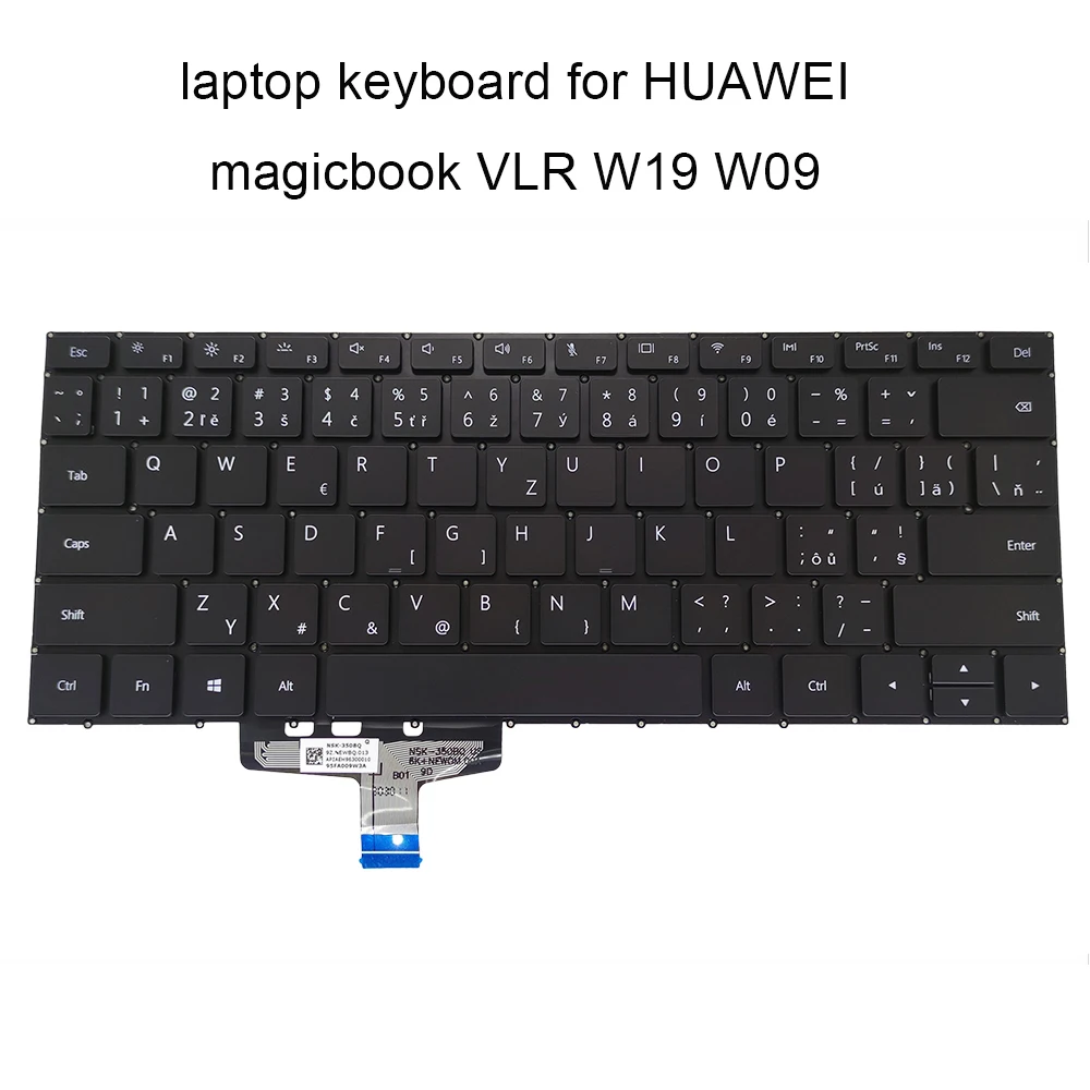 CS FS Replacement Keyboards for Huawei MagicBook VLR W19 W09 KPRC W10L KPR W19 VIT W50 CZ Czech Farsi Arabic black notebook new
