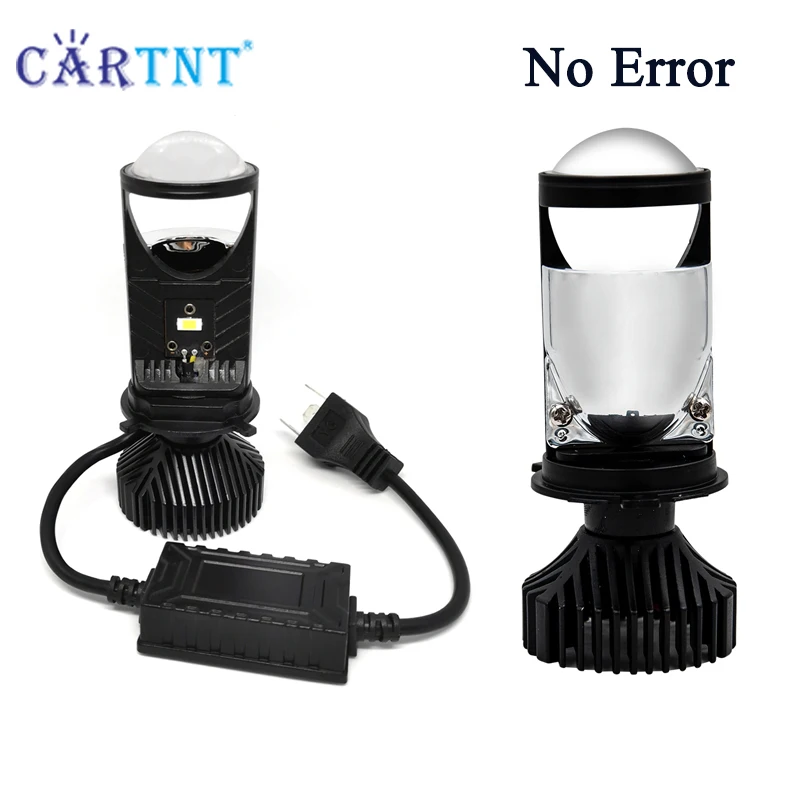 

Супер яркие светодиодные линзы для автомобильных фар, 2 шт., H4, 300 000 лм, светодиодные лампы для фар ближнего и дальнего света, Canbus 12 В