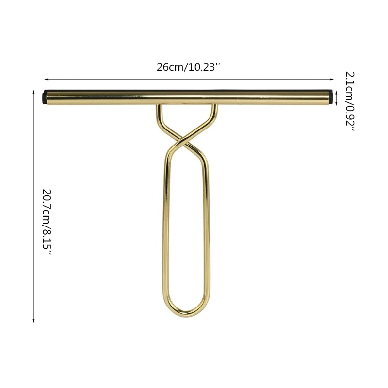 

The new stainless steel shower scraper window glass wiper scraper cleaner with silicone is safe and convenient
