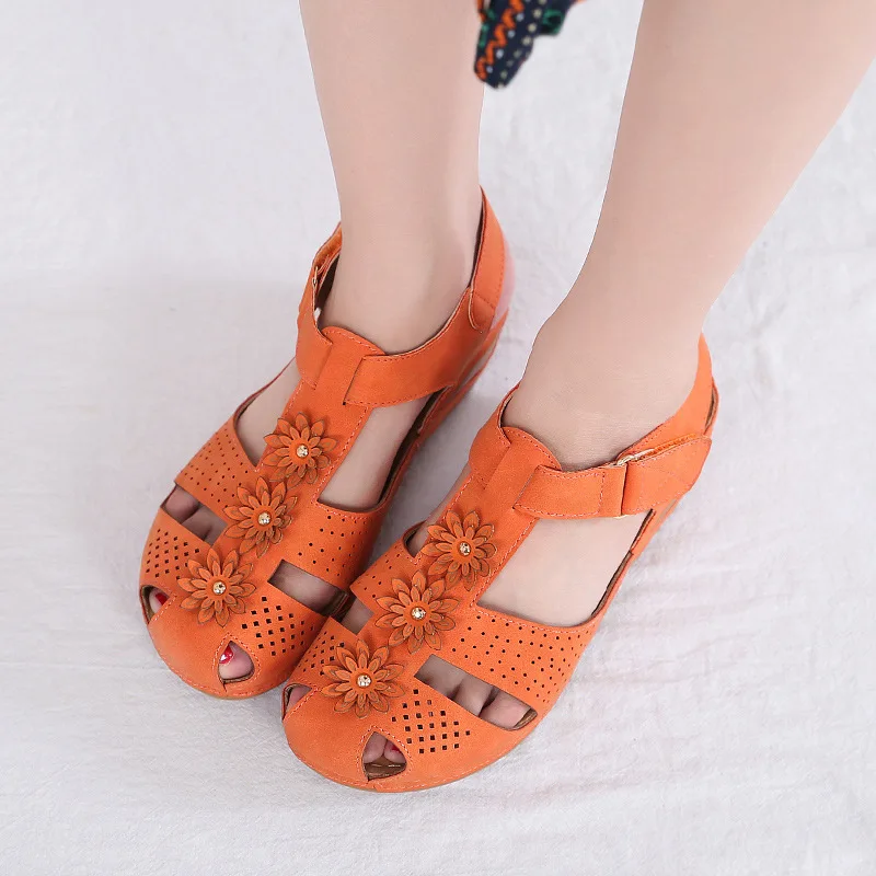 Обувь Женские сандалии Роскошные Коллекция 2020 года Сезон лето С круглым носком