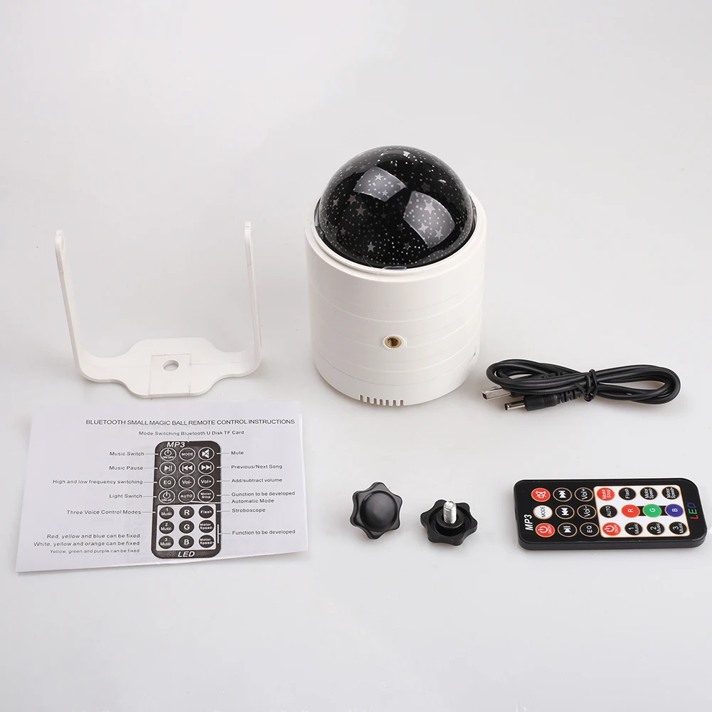 Светодиодный лазерный светильник для дискотеки Bluetooth USB пульт дистанционного