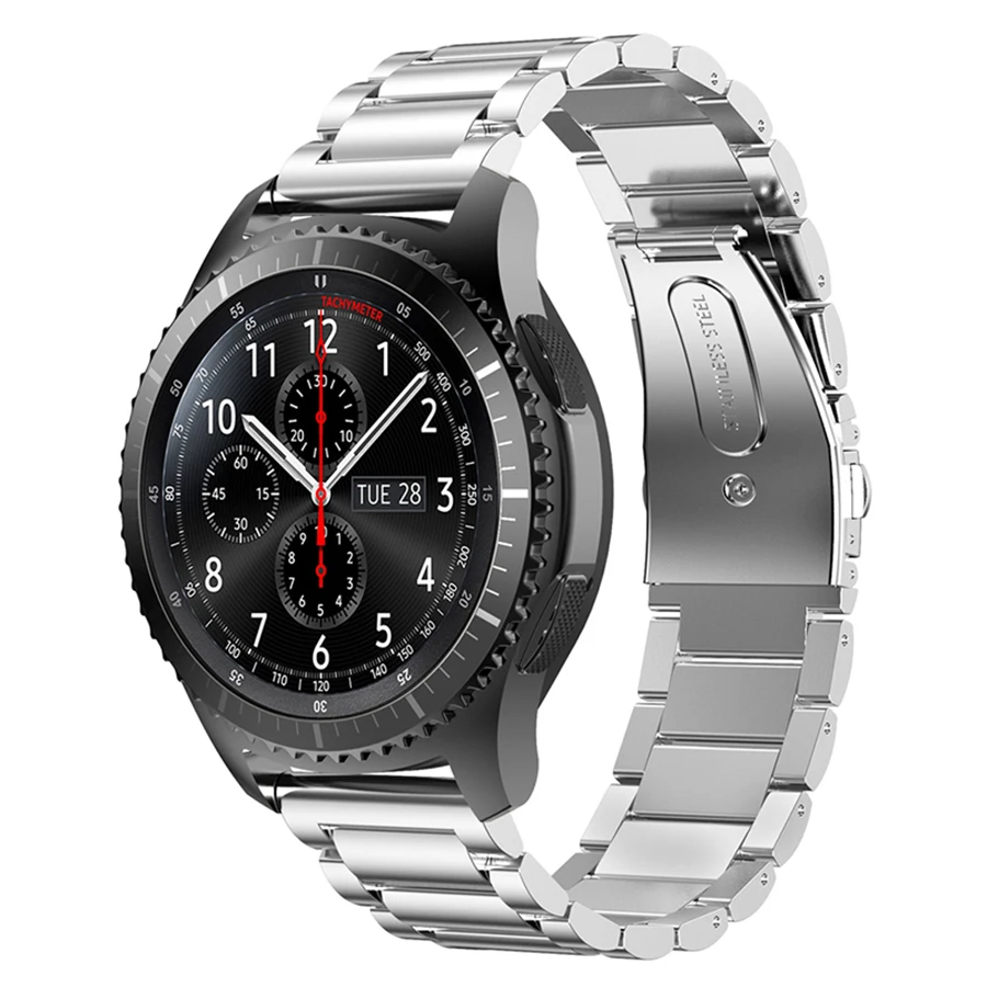 Браслет Gear S3 Classic Frontier для Samsung Galaxy watch 46 мм ремешок из нержавеющей стали S3|Ремешки