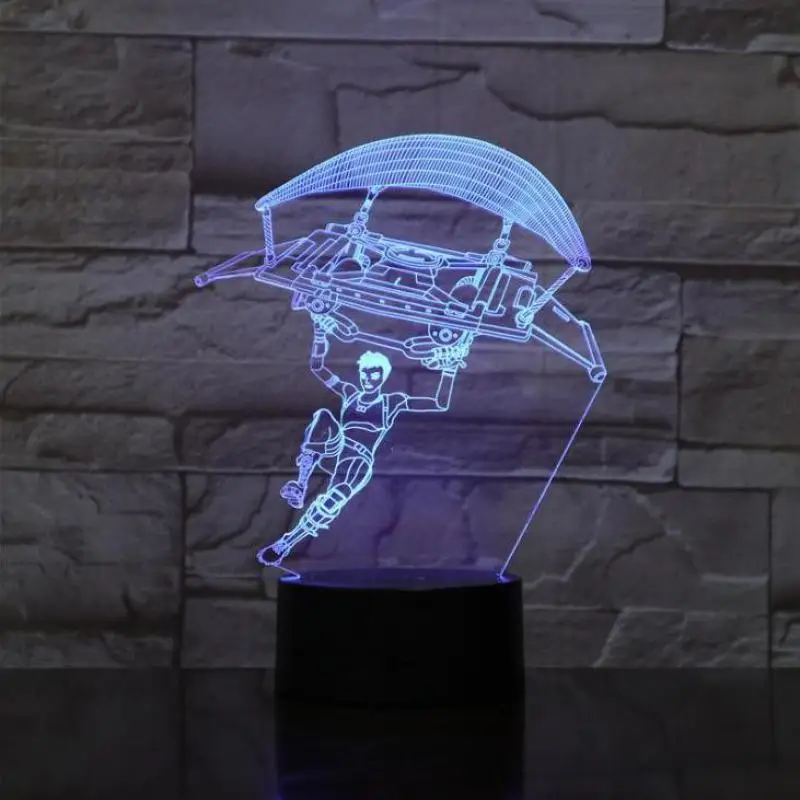 Usb креативный сенсорный 3d ночной Светильник СВЕТОДИОДНЫЙ цветной умный подарок