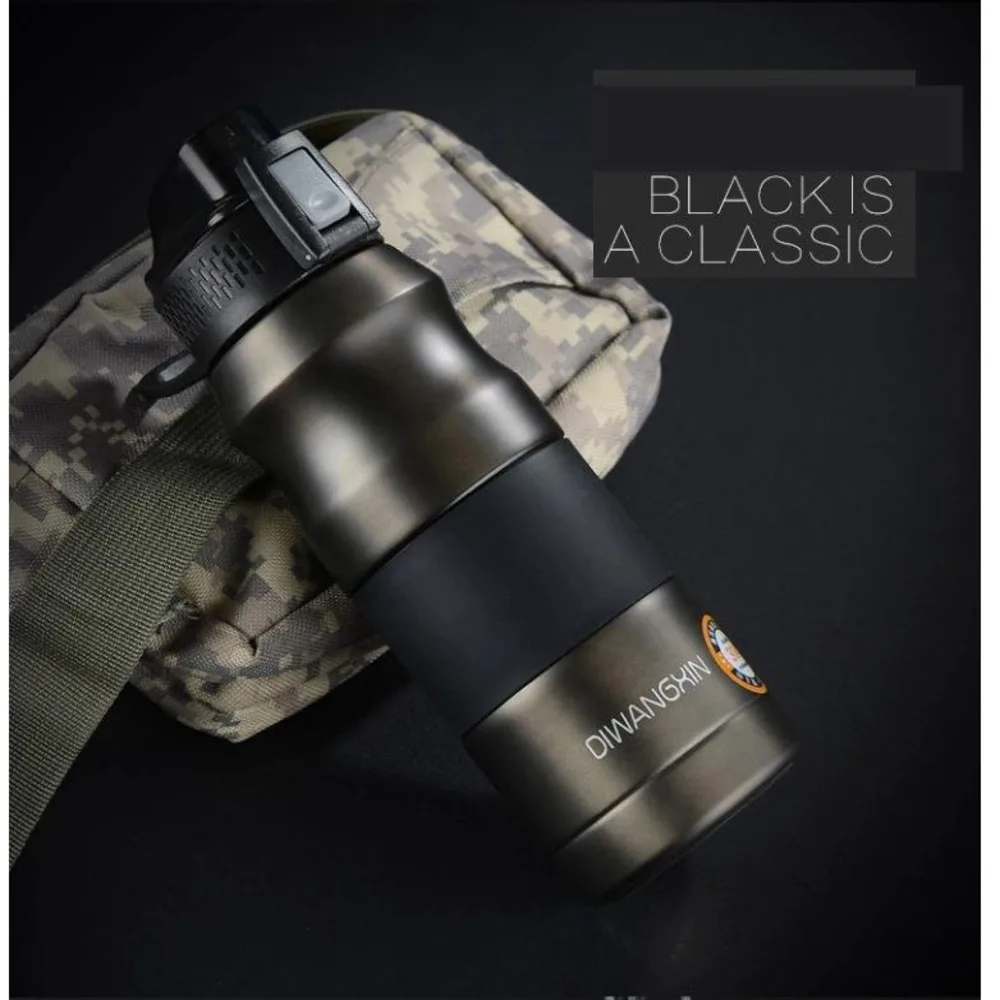 500 мл/680 мл двойная Спортивная вакуумная фляжка из нержавеющей стали портативная