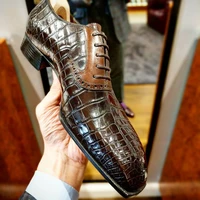 2021 mens brown pu leather shoes low heel lace up fashion dress shoes classic casual shoes zapatos de hombre hl047
