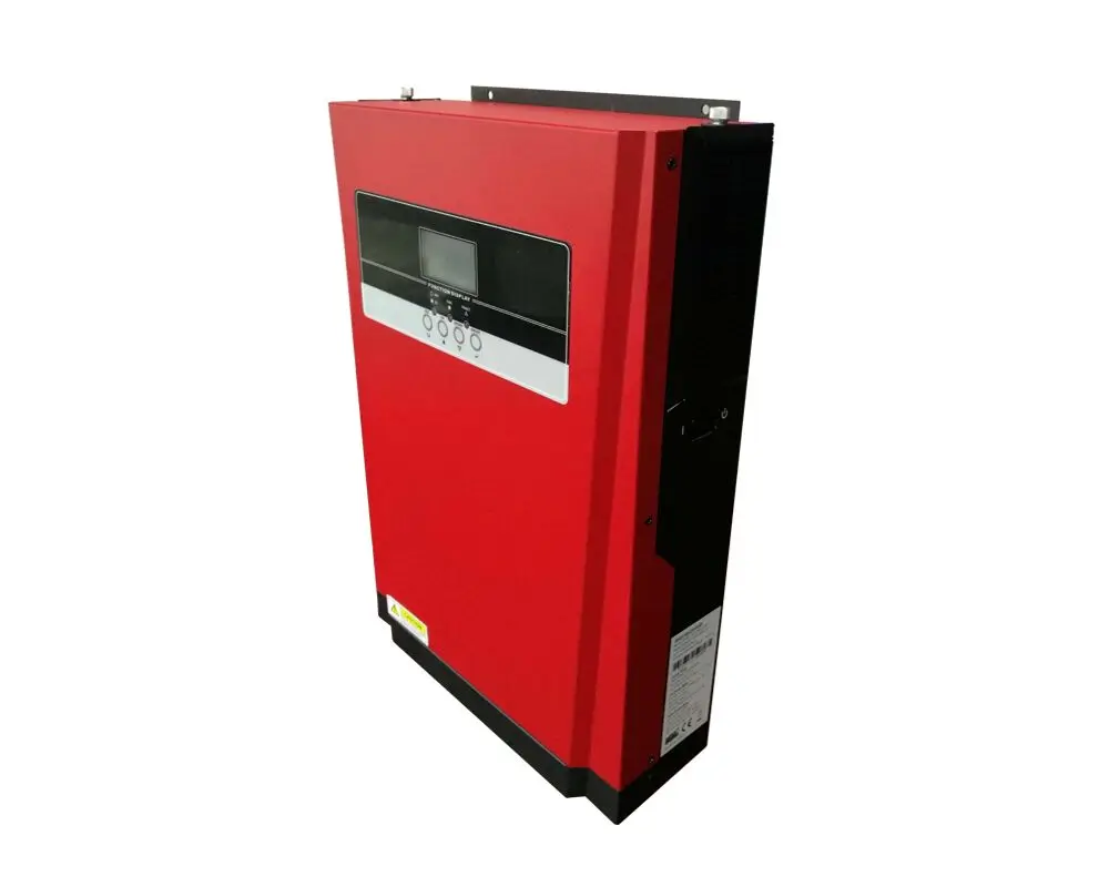 Солнечный ВКЛ-ВЫКЛ сетевой инвертор 3000 Вт MPPT 24V80A Гибридный инвертор для солнечной батареи сетка-выключение и сетка-на инвертор 3 кВт 220VAC Чистая синусоида