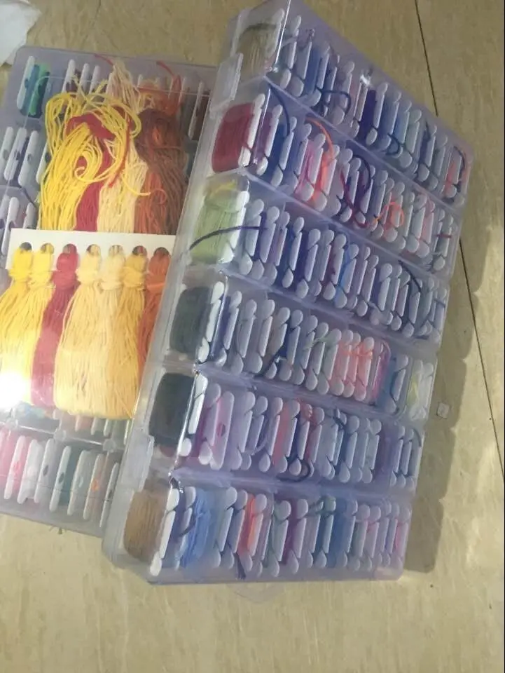 Набор для вышивки хлопковой нитью 1 набор 100 цветов | Дом и сад