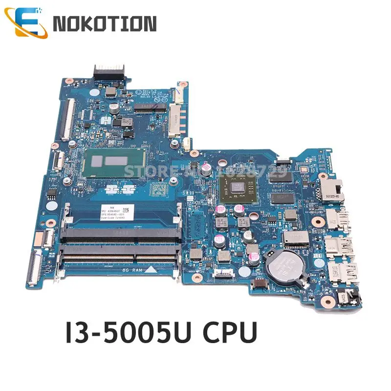 NOKOTION 854940-601 854940-001 аккумулятор большой емкости BDL50 LA-D703P основная плата для hp 15-AY 15-BD 15-AC Материнская плата ноутбука SR244 I3-5005U Процессор DDR3