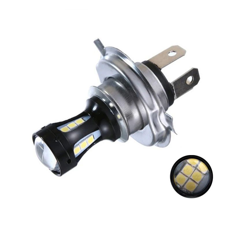 

1pcs T15 H4 Super Bright White Front Car Fog Lights Headlamp 12V 6500K 3030 18SMD LED Motorcycle Headlights DRL