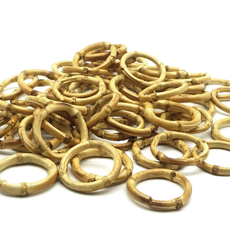 1 шт деревянных DIY круглых бамбуковых ремесленных украшений креативных ювелирных