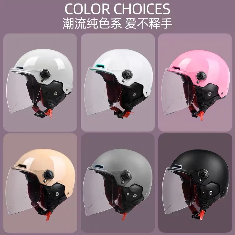 

motorcycle Half Helmet man woman Vintage Removable scooter helmet cycling bike Electric Moto Open Face safety Helmets