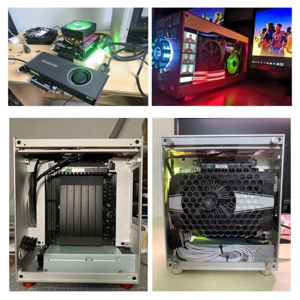 PCIE 3 0 кабель PCI-e 16X к x16 адаптер Графические видеокарты Удлинительный двойной