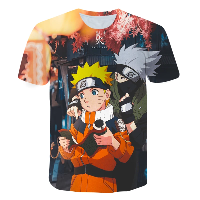 

Janpan Anime Kakashi Tshirt Boys Girl 3D T-shirt Naruto- Movie Sweatshirts Narutos Kakashi Action Figure Tee Shirts Teenager Top