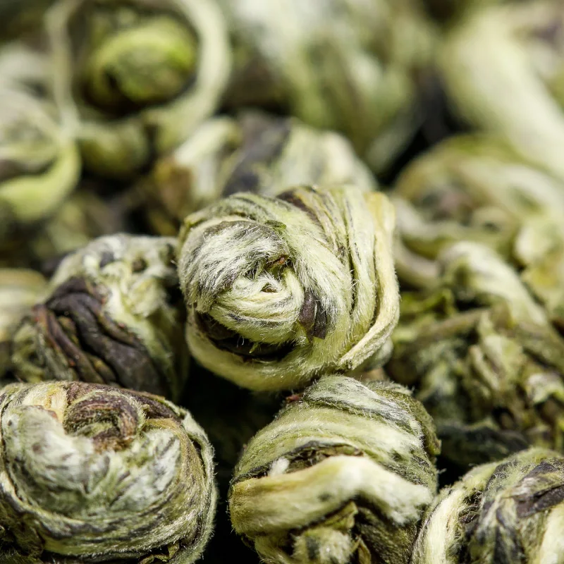 T&eacute; chino de jazm&iacute;n verde, perla, t&eacute; chino, jazm&iacute;n, drag&oacute;n, flor adelgazante, t&eacute; de 250g-1