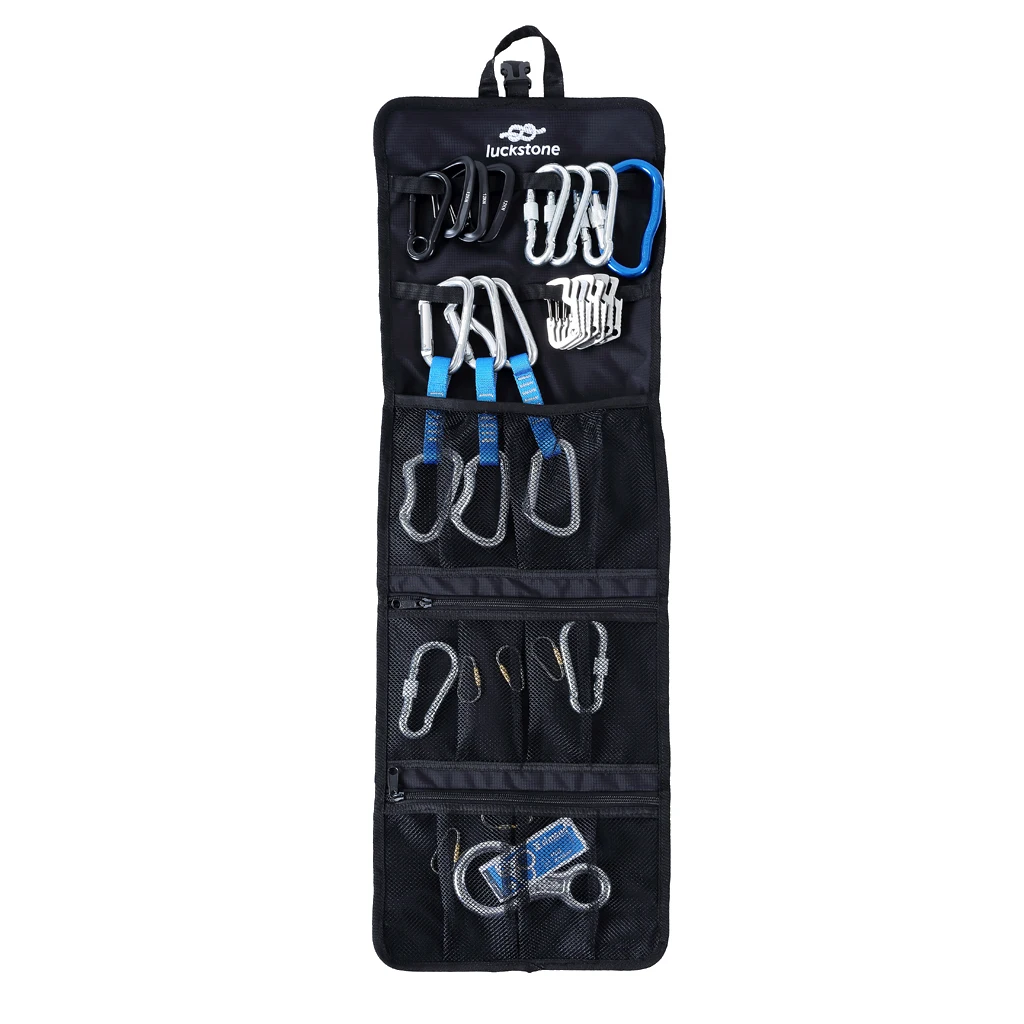 

Waterproof Climbing Quickdraw Carabiner Collection Gear Arrange Bag