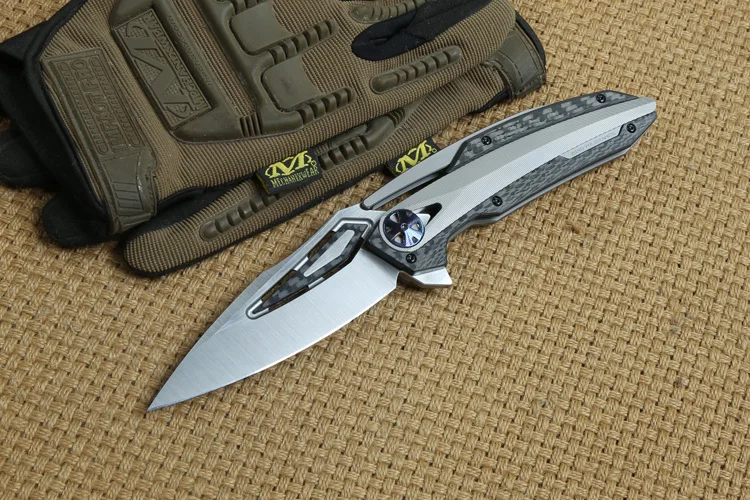 DICORIA ZT0999 тактический складной нож KVT подшипник M390 лезвие CF+ титановая ручка походные охотничьи уличные ножи для выживания EDC инструмент