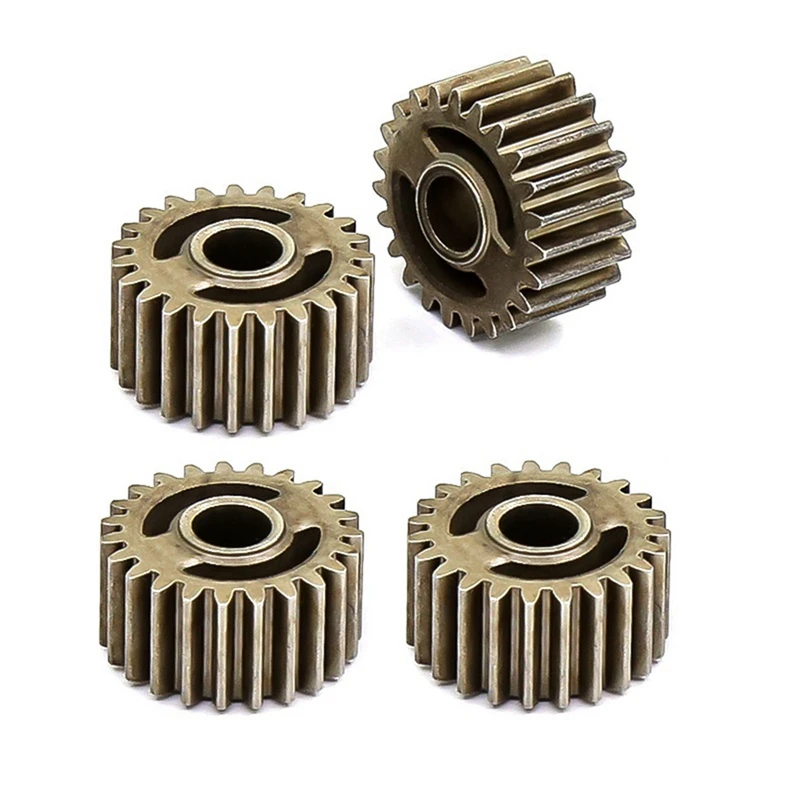 

4Pcs 23T Hardened Steel Portal Drive Output Spindle Gear Set 8258 for 1/10 RC Crawler Car Traxxas TRX-4 TRX4