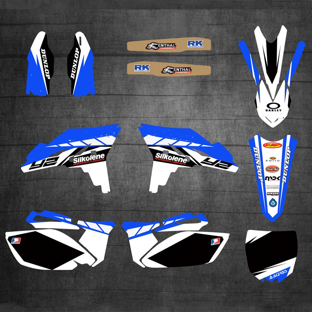 Наклейки для Yamaha 250 YZF 2010-2013 фоны наклейки графика YZ 250F YZF-250 YZ250F YZF250 2013 2012 2011 2010 |