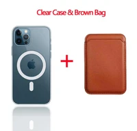 2 in 1 magnetic case wallet card bag for iphone 12 mini cover anti knock cases for iphone 12 pro max 11 back cover