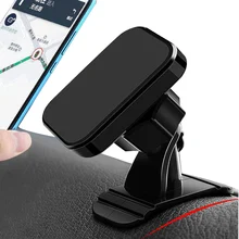 Magnetic Car Phone Holder Free Metal Plate Universal Stand For Mobile Phone 360 Degree Rotation in Car Bracket Magnet Support