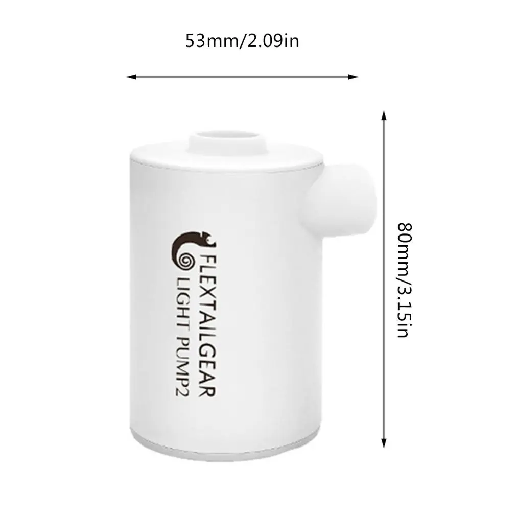 

Mini Light Air Pump USB Recharge Portable Waterproof For Outdoor Air bed Inflatables Quick Inflate Deflate Camping Tools
