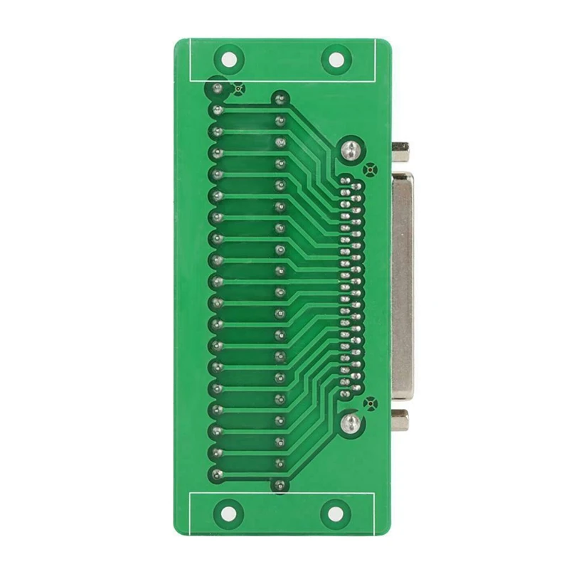 DB37 Breakout Board DIN Rail Mount Module Female Header Terminal Block коннектор|Детали и аксессуары для