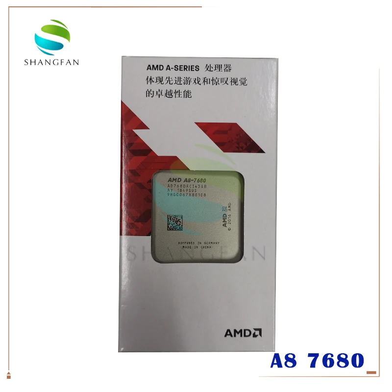 Четырехъядерный процессор AMD A8-Series A8-7680 A8 7680 3 5 ГГц четырехъядерный AD7680ACI43AB Socket 45W