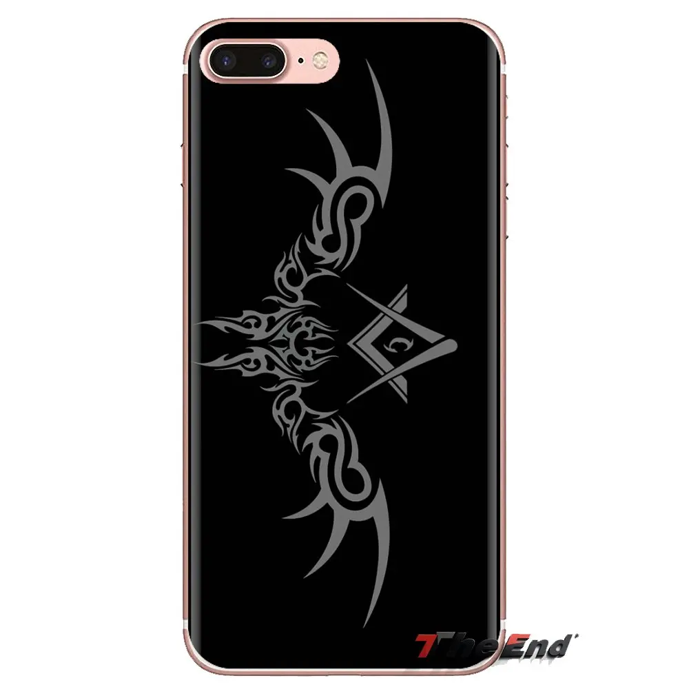 Бесплатная принимаются масонская ложа мягкие прозрачные чехлы для Samsung Galaxy A3 A5 A7