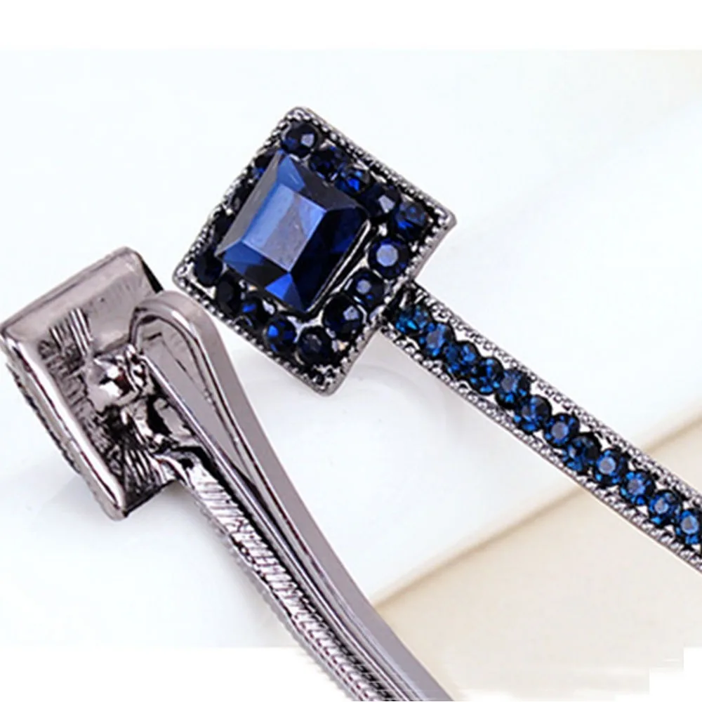 

1 pairs Crystal Square Rhinestone Hair Barrette Clip Hairpin Women Hair Styling Accessories For Women Girls Dropshipping