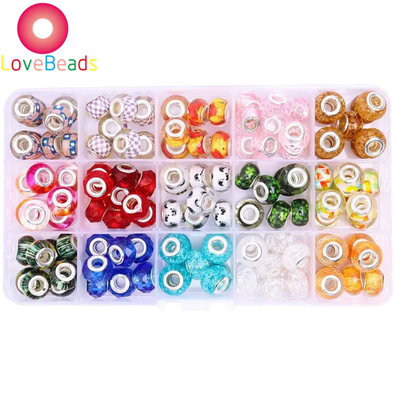 

Бусины-разделители круглые в европейском стиле, 14 х8 мм, 10 шт.