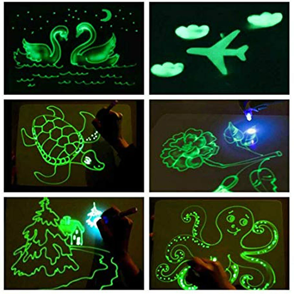 Светящаяся доска для рисования светильник кой Веселая Люминесцентная