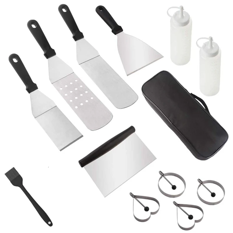 

13Pcs BBQ Tools Set Barbecue Grilling Accessories Utensil For Outdoor Camping Cooking Tools Kit BBQ Utensils Kit