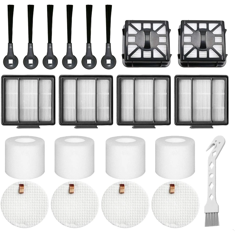 

Main Roller Brush Side Brushes Dust Foam Hepa Filter for Shark Iq Rv1001Ae Rv101 Vacuum Cleaner Replacement Parts