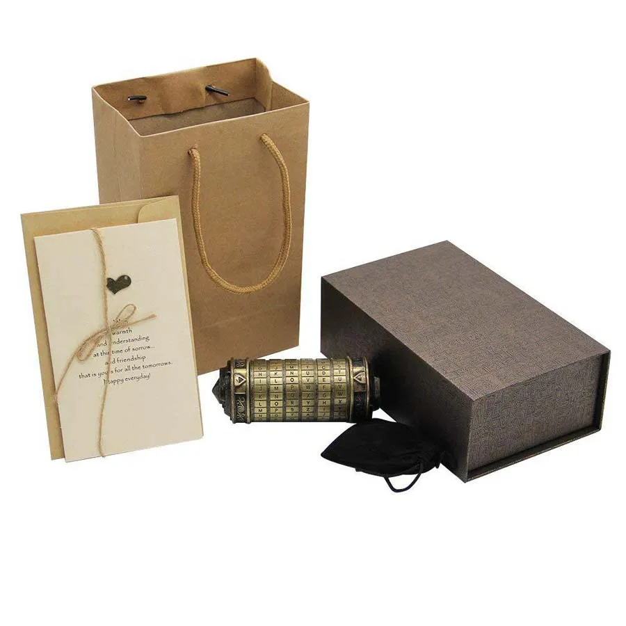 Да Винчи код игрушки металлические замки-криптекс свадебные подарки ко дню