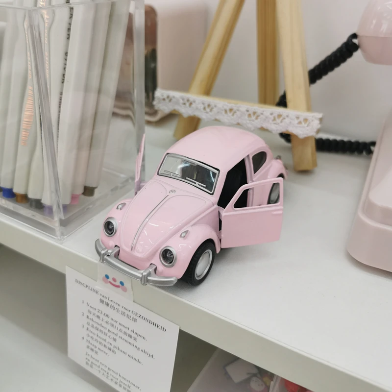 Девочка сердце розовый классический автомобиль дети творческий милый подарок