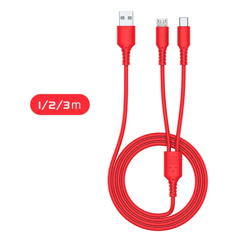 Кабель Micro USB Type-C для быстрой зарядки телефонов 1/2/ 3 м | Мобильные телефоны и