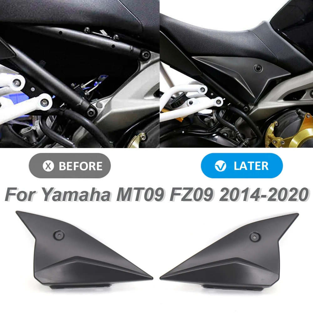 Cubierta de paneles laterales para motocicleta Yamaha, cubierta de placa de carenado para MT-09, FZ 09, MT09, FZ09, MT 09, años 2014 a 2020