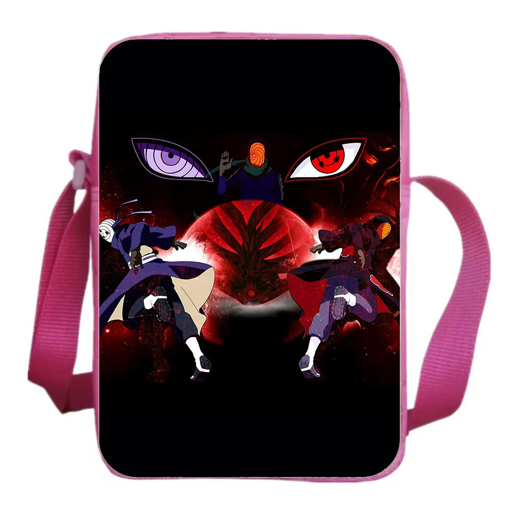 Japan Anime Shoulder Bags Fashion Cartoons Cosplay Messenger Bag Kakashi Crossbody Bags Children Rucksack
