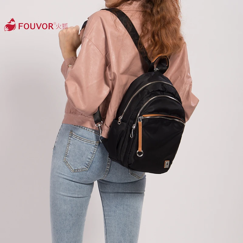 Fouvor 2019 женский рюкзак из ткани Оксфорд деловой повседневный для компьютера
