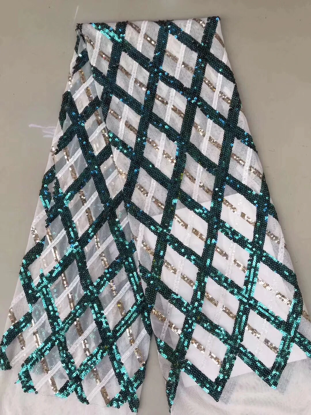

Latest Sky Blue African Laces Fabrics Embroidered High Quality French Lace Fabric Cheap Nigerian Net tulle Lace Fabric