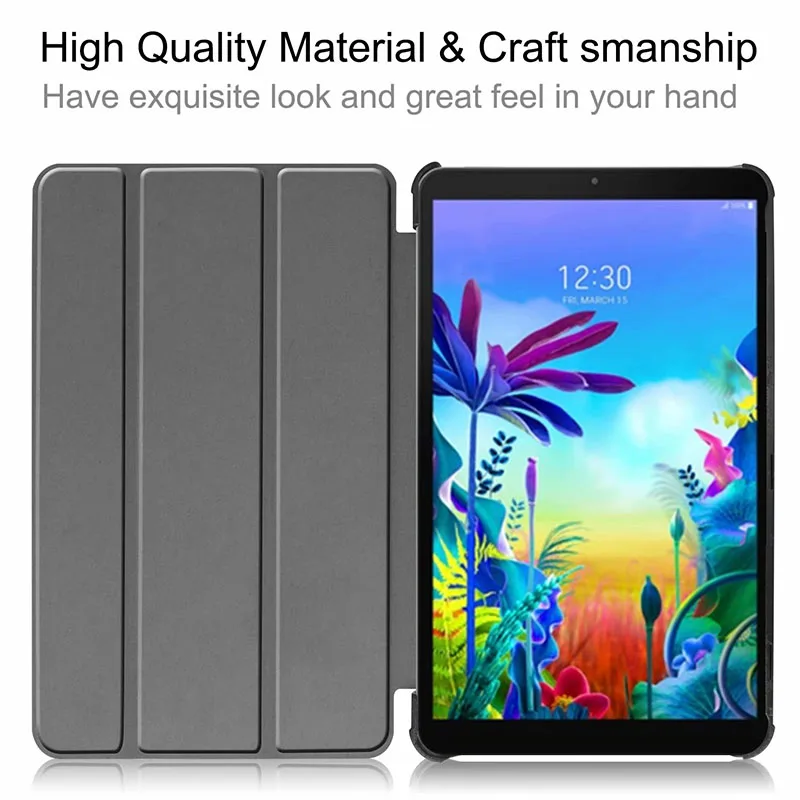 Кожаный чехол для LG G Pad 5 10 1 FHD LM T600L T600US Karst ультра тонкий легкий трехслойный