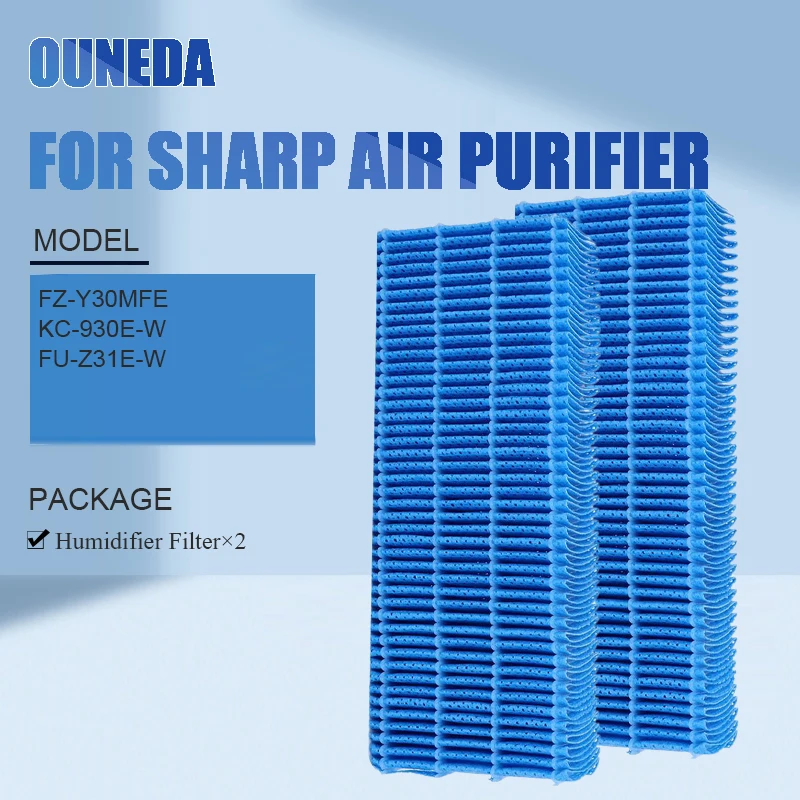 

2Pcs Replacement for FZ-Y30MFE Humidifier Filter for Sharp FU-Y30E KC-930E-W FU-Z31E-W KC-930Y air purifier