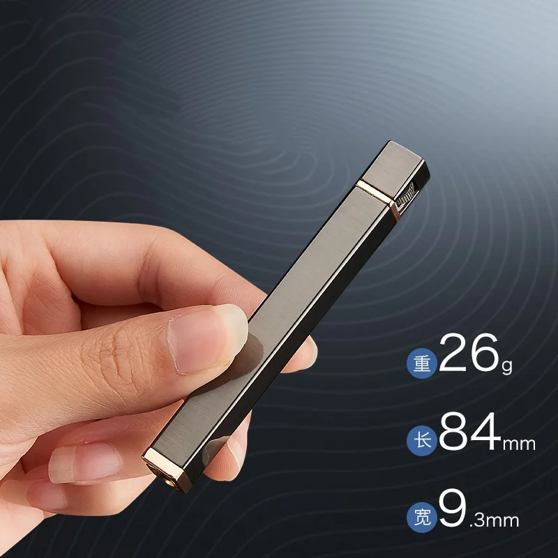 

Metal Grinding Wheel Long Cigarette Lighter Mini Light And Easy To Carry Gas Lighter Smoking Set For Men And Women