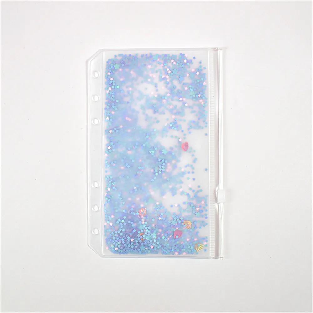 A6-purple Милый переплетный чехол Kawaii, украшение для школьниц, 6 отверстий, внутренний карман для переплета, планировщик, дневник, записная книжка A5A6 - Цвет: A6-purple