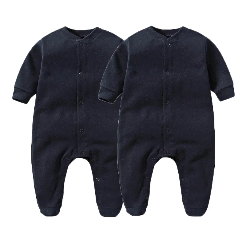 2 шт. детский хлопковый комбинезон с круглым вырезом и длинным рукавом | Мать