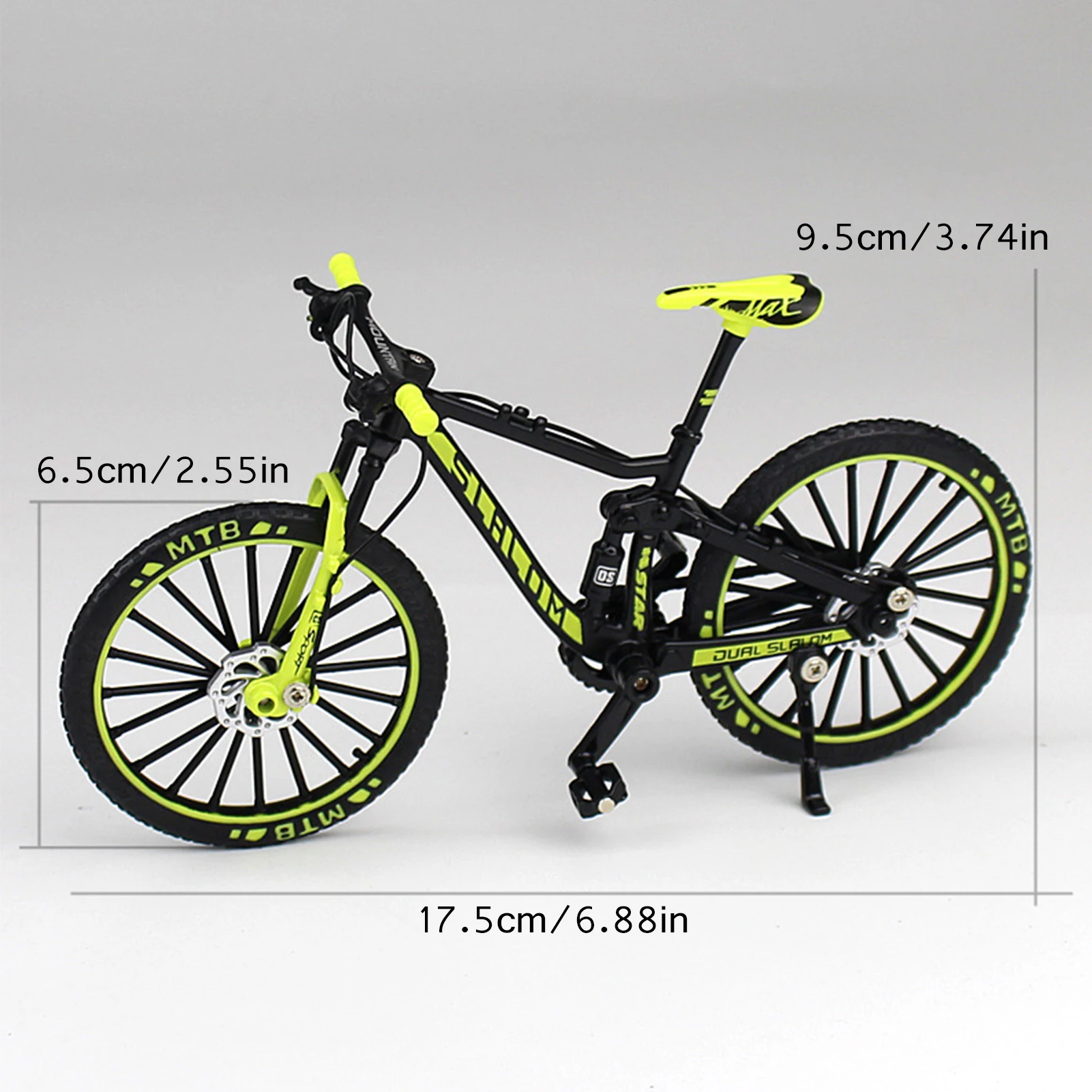 

Mini Alloy Bicycle Model Diecast Metal Finger Mountain Bike Racing Toy Bend Road Simulation Collection Toys For Children