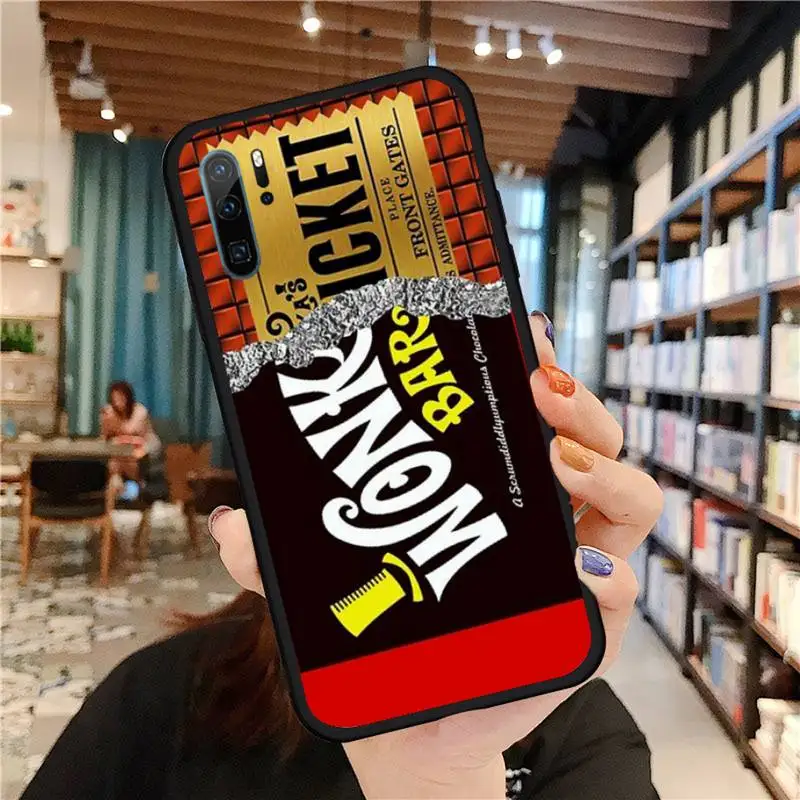 

Chocolate food cute Phone Case For Huawei honor Mate P 9 10 20 30 40 Pro 10i 7 8 a x Lite nova 5t Soft silicone funda